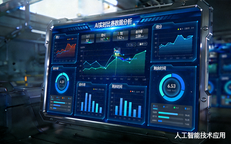 AI数据分析大屏展示实时比赛数据 - 人工智能技术应用